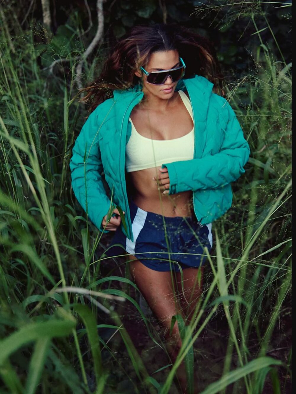 FP Movement Women Green Glow Gettin' Lost Packable Puffer Size L NWT 248$ - Picture 3 of 6